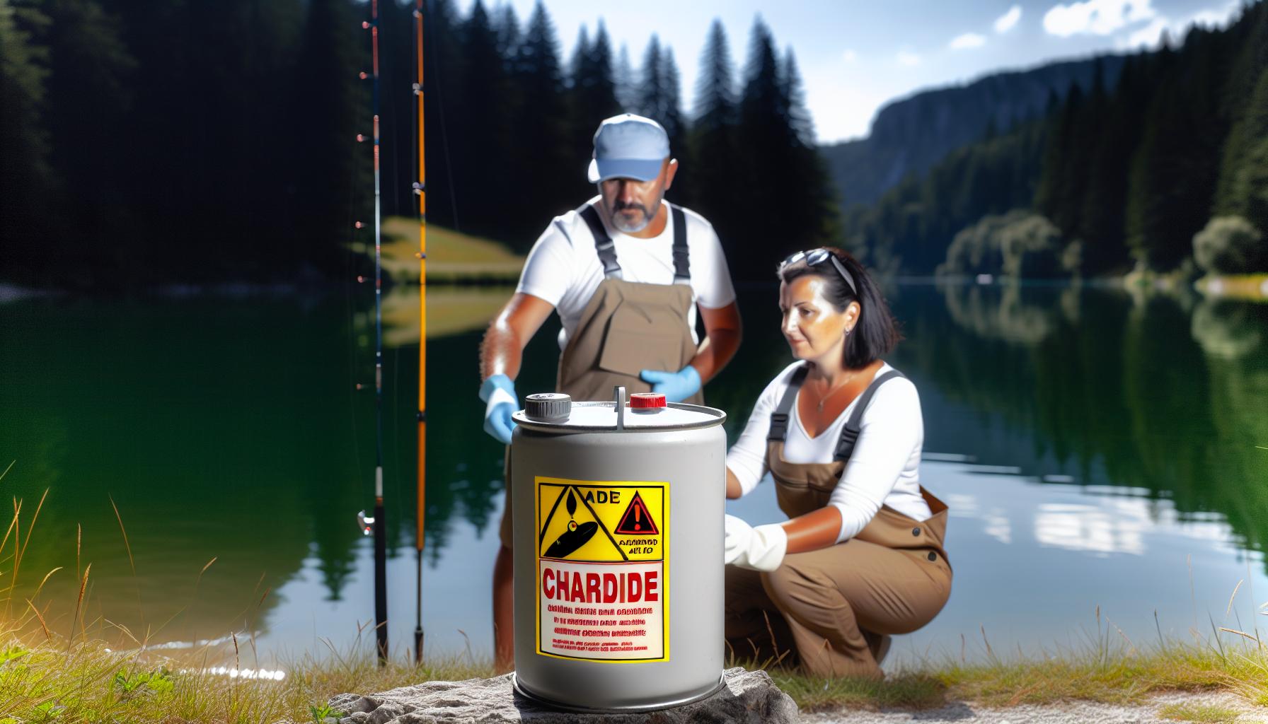 Mit Karbid angeln - Gefahr und Gesetzeslage