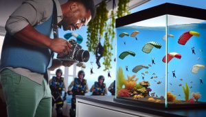 Gaisbock.eu – Angelmagazin mit Tipps, Techniken & Ratgeber 38 Mit der Exakta Varex unter Fischen und Fallschirmspringern