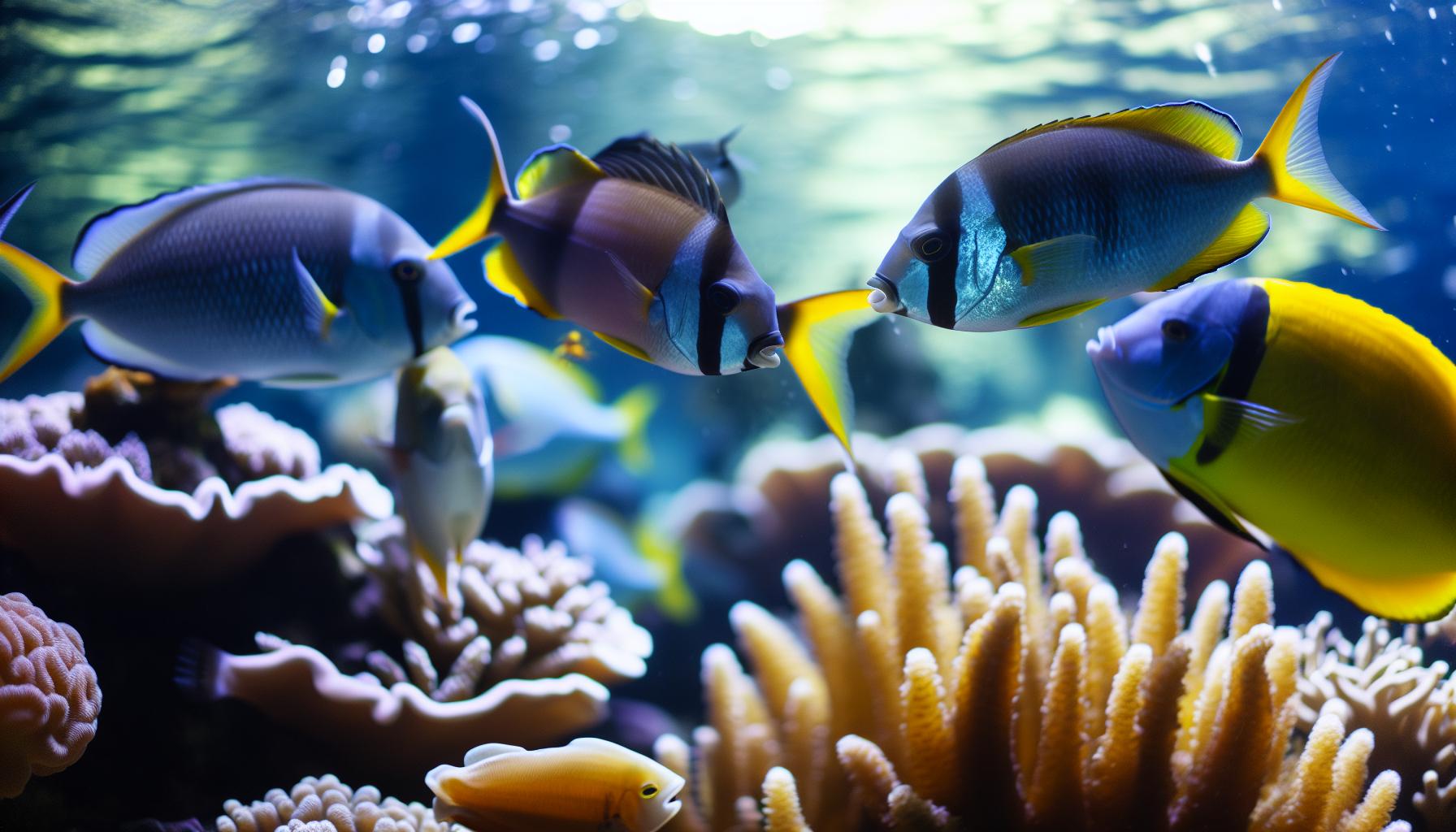 Fische und ihre Interaktionen im Lebensraum