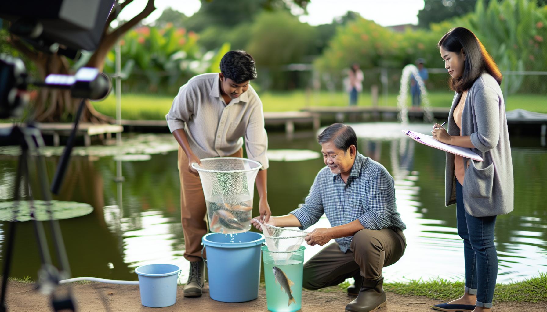 Fische umsetzen: Die besten Methoden für Teichbewohner
