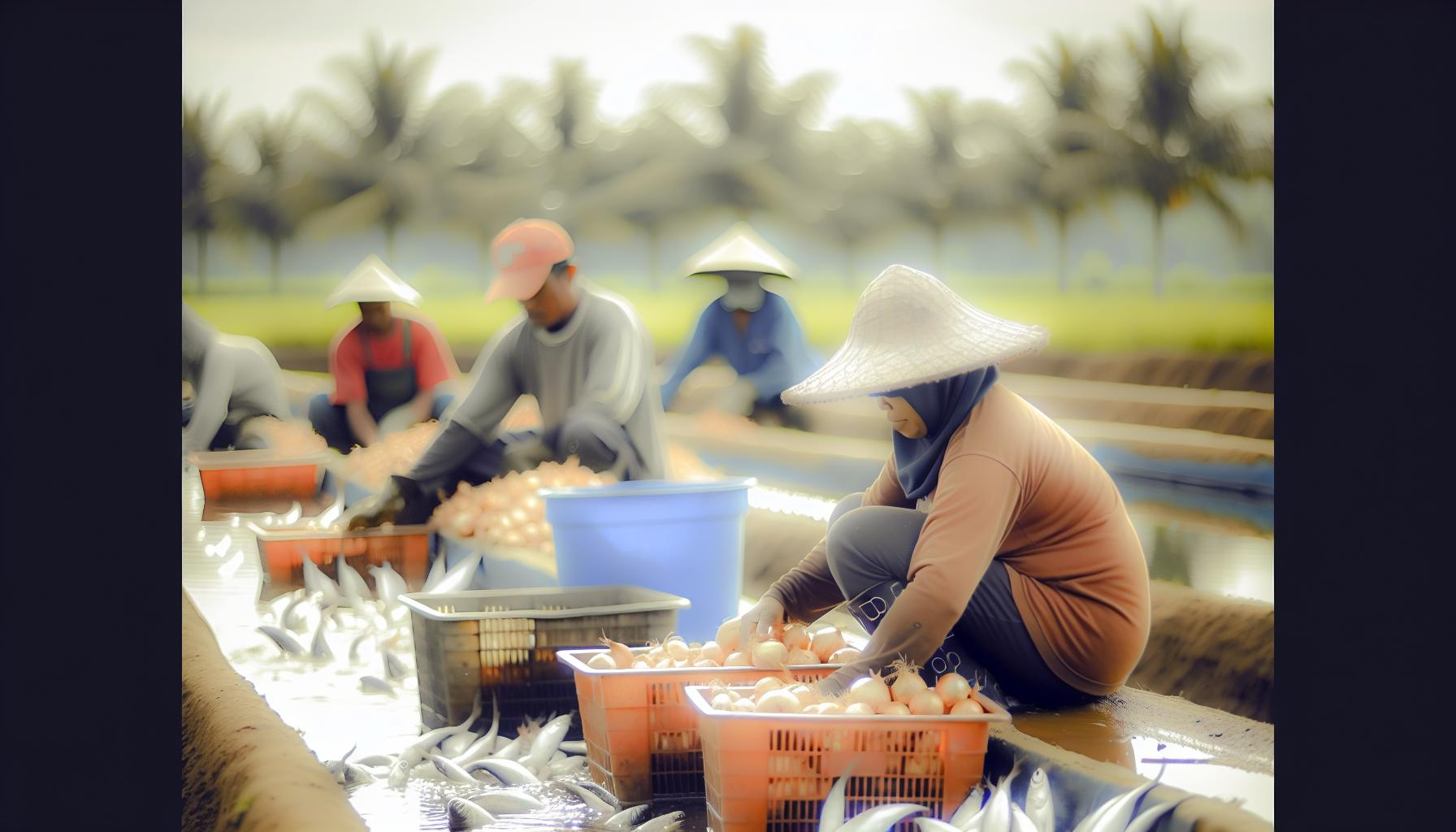 Die Rolle von Zwiebel-Fischern in der Aquakultur