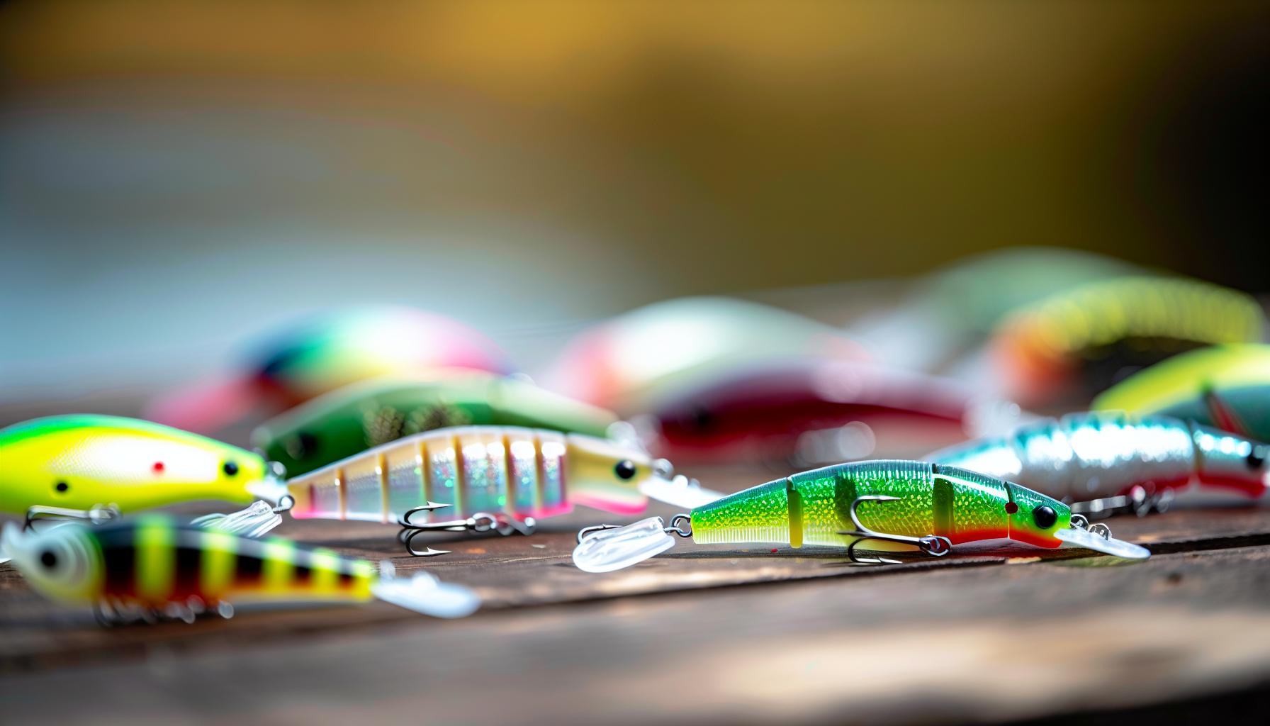 Innovative künstliche Köder, die Fische anlocken