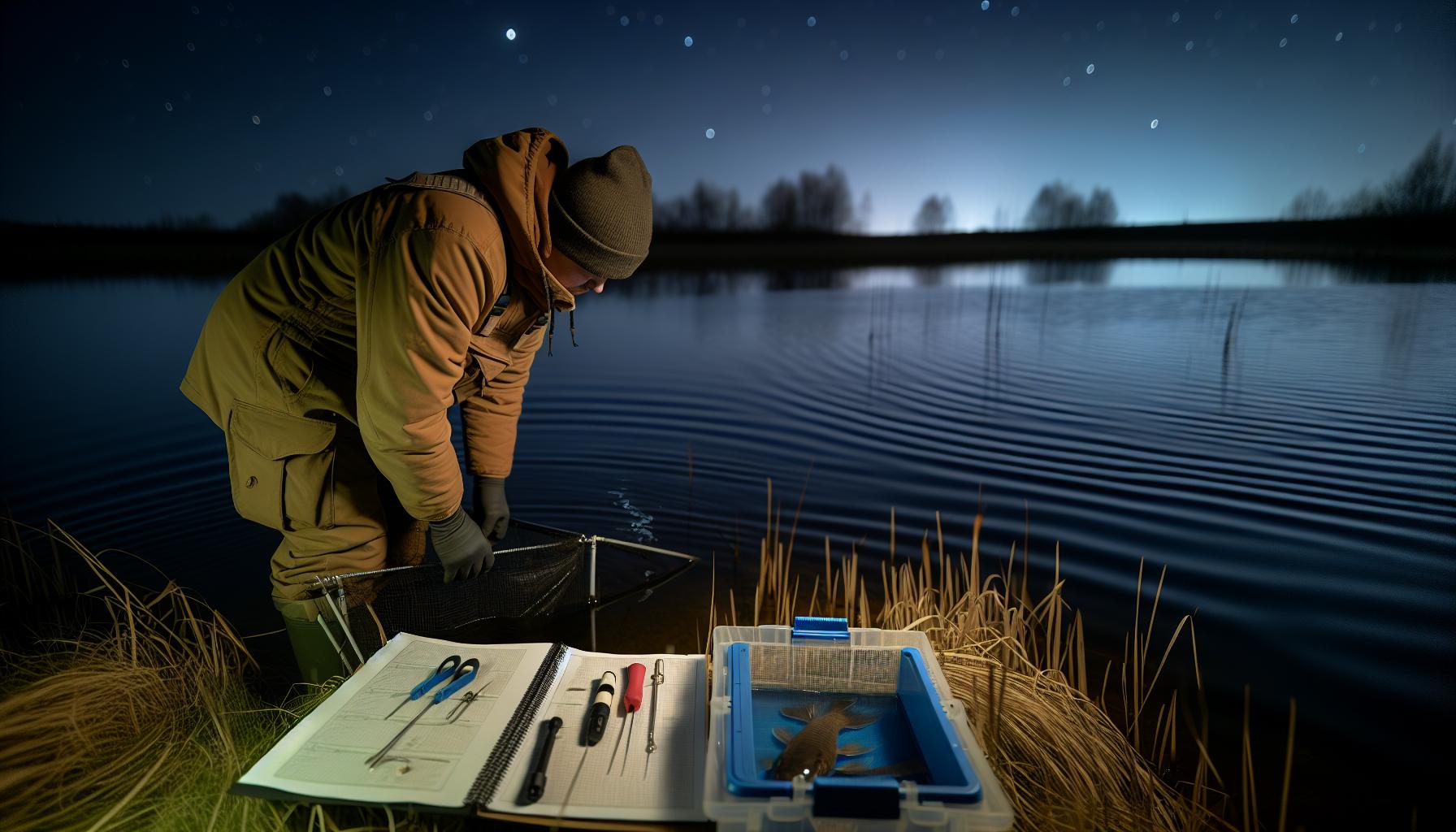 Welche Fischarten befallen nachts?