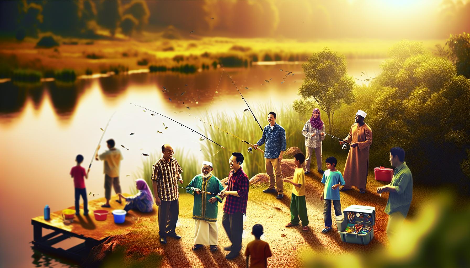 Familienfreundliche Angelspots für Ausflüge